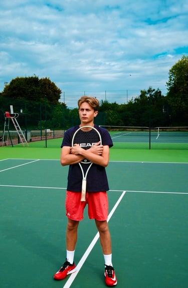 Grégoire Denis joueur de tennis français prometteur