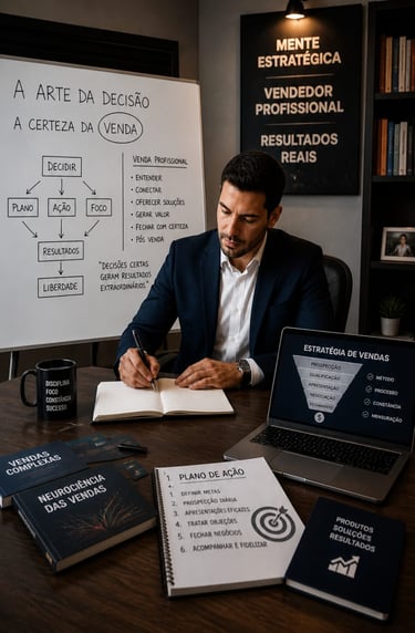 Essa imagem representa  A Arte da Decisão