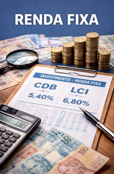 Essa imagem representa os investimentos de renda fixa