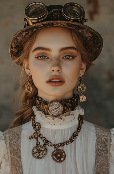 Steampunk Jewelry Ideas : Necklaces, Earrings, Rings