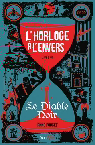 Première de couverture du roman L'horloge à l'envers 1