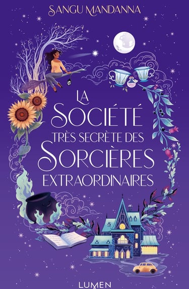 Première de couverture du roman La société très secrète des sorcières extraordinaires