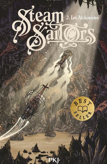 Première de couverture du roman Steam sailors 2