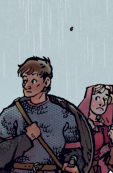 Bandes dessinées, héros, carolingiens