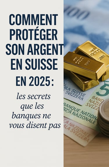 « Photographie réaliste d’un coffre-fort ouvert contenant des lingots d’or, des liasses de francs