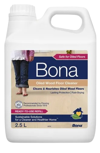 a bona bona cleaner with a bottle of bona