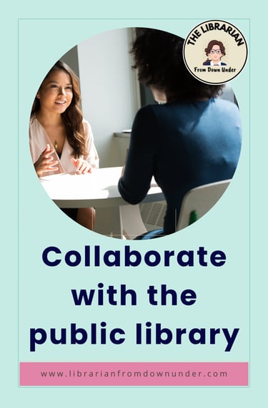 image for collaborating with the public library to encourage reading