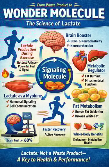 Lactate: From Waste Product to Wonder Molecule – How Exercise Transforms Your Brain and Body