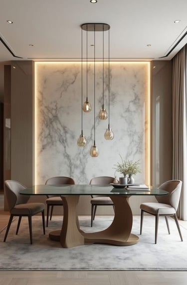 iç mekân tasarımında salon düzenlemesi