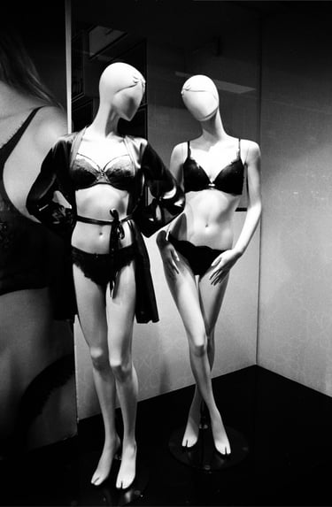 lingeria show-capture on analog photography