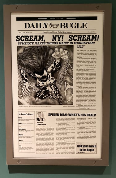 Universal Studios Spider-Man Ride Newspapers