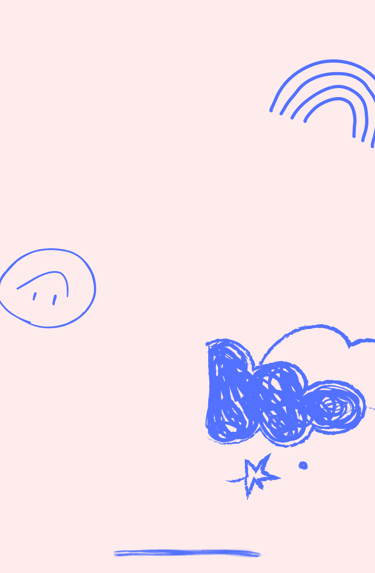 Dessin bleu d'une tête à l'envers qui sourie pour illustrer l'encart : Vos derniers avis !