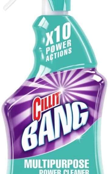 a spray bottle of cleaner cleaners and a spray bottle