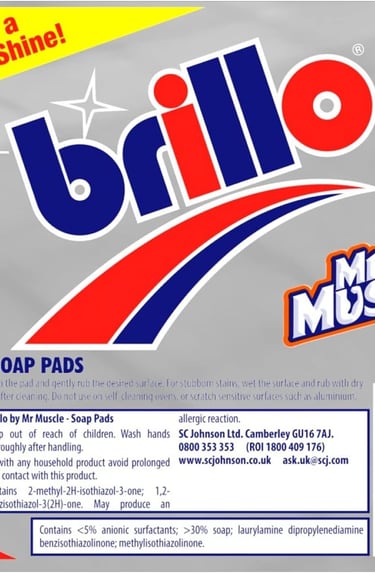 a package of brilloe soap bar soap