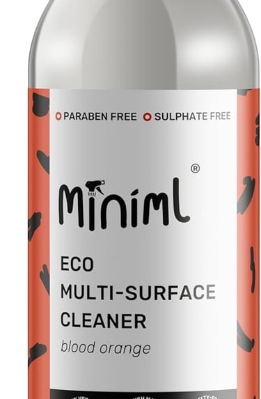 a bottle of eco - friendly multi purpose cleaner