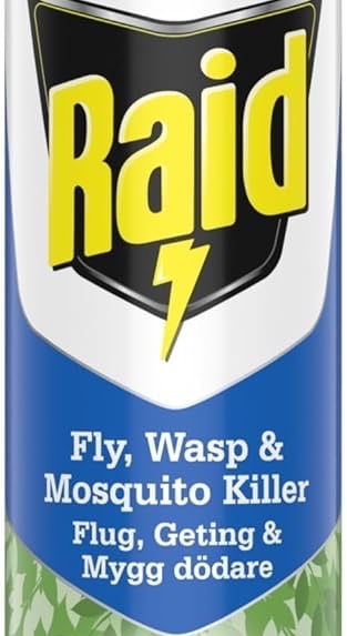 a spray can of raid raid raid