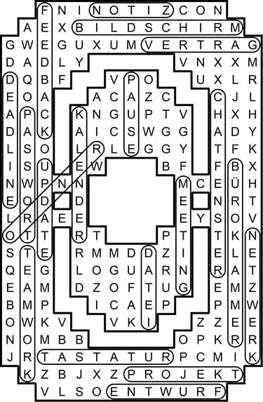 a maze maze with a maze in the middle