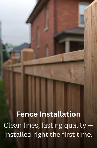 Fence Installation by TN Profesiional Services