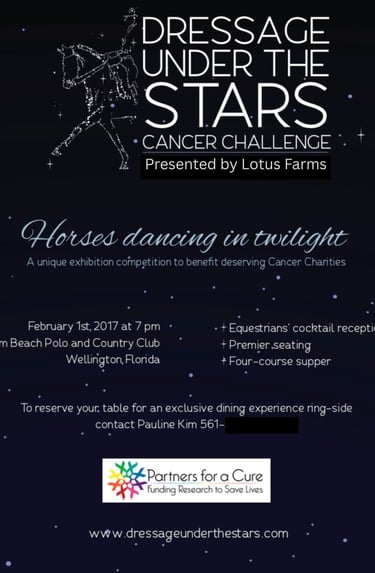 Dressage Under The Stars Invitation