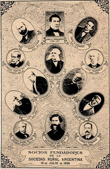 Fundadores de la Sociedad Rural Argentina