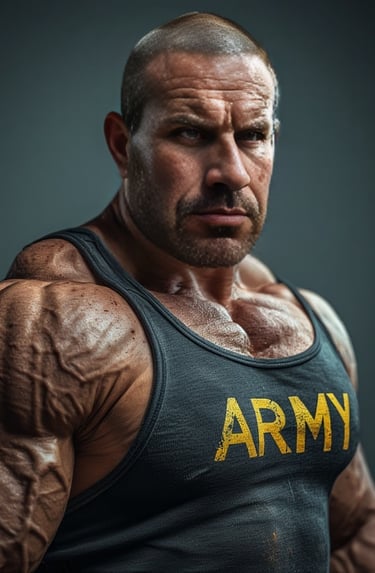 Charles Hoagland prior to "tanking" after failed super-soldier experimentation