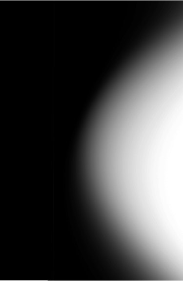 A solid black rectangular graphic representing a dark background or blank screen space.