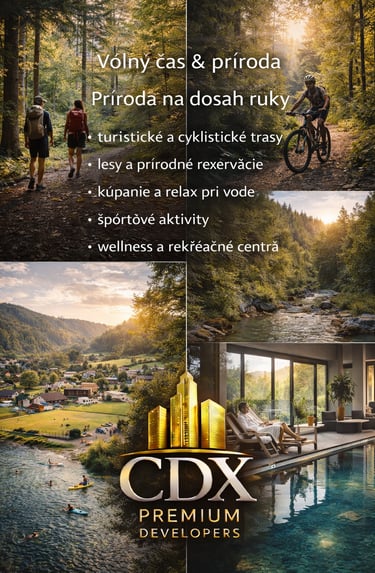 Rezidencia Oskava – pokojné rodinné bývanie v prírode s možnosťami oddychu a voľného času