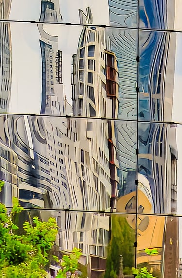 Rotterdam city reflection 3