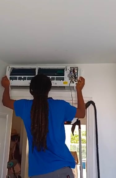 intervention nettoyage de climatiseur