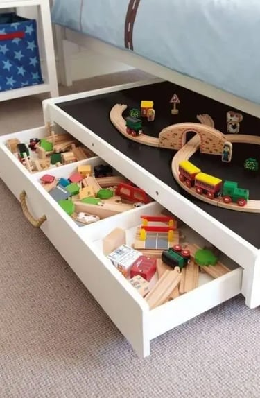 Rangements pour une chambre d'enfant 