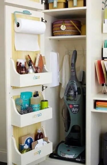 Rangements pour les produits ménager