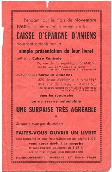 Vintage Sports cards pack original from savings bank in France