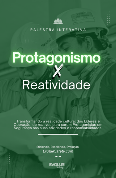 Palestra SIPAT, colaboradores reativos, liderança resistente, Evolue Safety, Wilbert Gandra