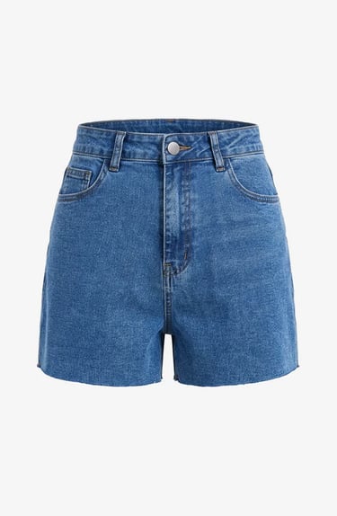 denim blue shorts for women