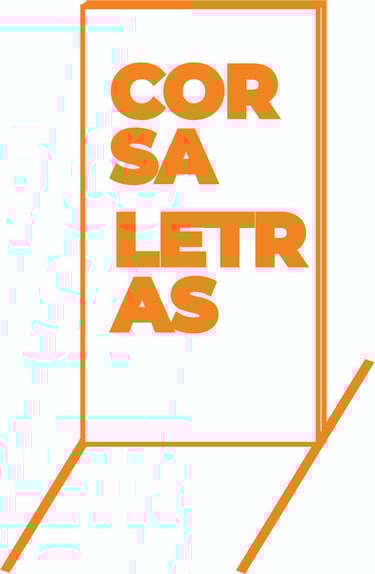 cartel de pie