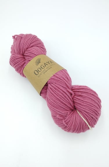 écheveau laine merinos d'arles cochenille