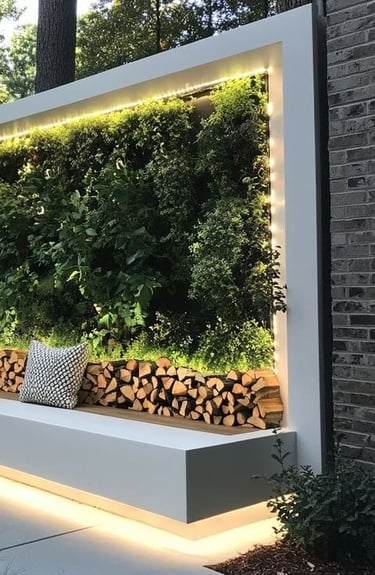 peyzaj tasarım ve uygulama çözümleriyle düzenlenmiş alan