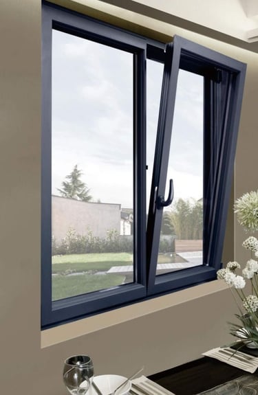 pvc kapı ve pencere sistemi ile yenilenmiş yaşam alanı