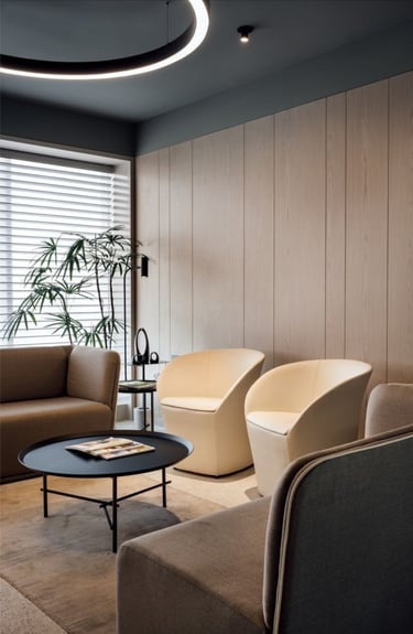 ofis tadilatı kapsamında yenilenen çalışma alanı