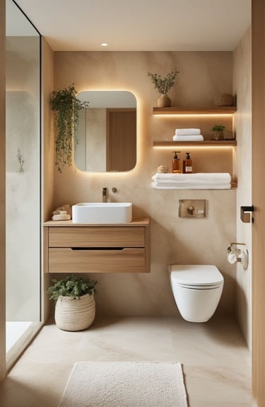 banyo yenileme projesi tamamlanmış alan