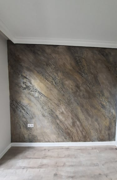 mermer görünümlü italyan boya tasarımı