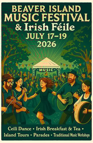 Poster - Beaver Island & Irish Feile July17-19 2026