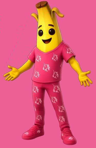 a banana banana peely character from the simpsons series