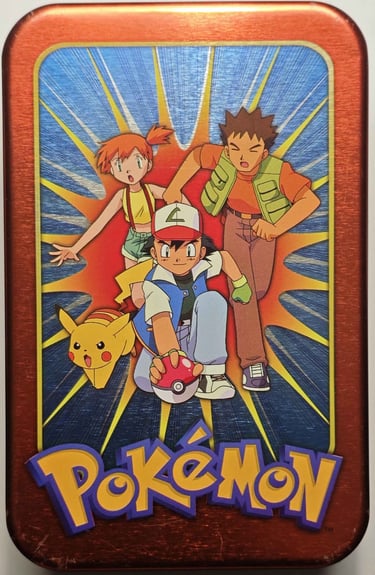 Tin Topps Pokémon series 2 us 7 boosters Sacha Pierre Ondine