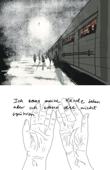 Siberian Chronicles graphic projects by Seseg Illustration. German soldier in WW1