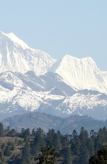 View-of-world's-highest-unclimbed-peak-mount-Gangkar-Puensum-from-Jele-Dzong-at-7570m