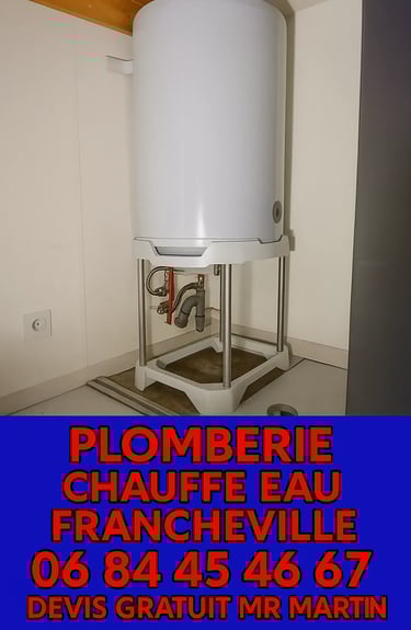 Devis gratuit remplacement installation chauffe eau electrique sur trepied francheville 69340