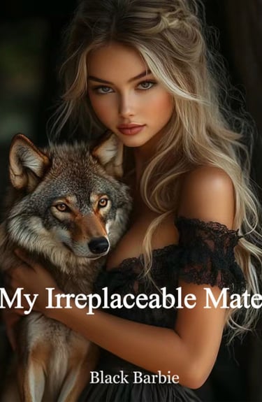 my Irreplaceable mate - Paranormal romance novel cover by Black Barbie - VJ & BB Premium Fiction
