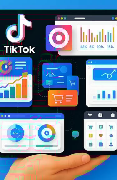 Dashboard TikTok e-commerce – suivi SEO, analytics et conversions