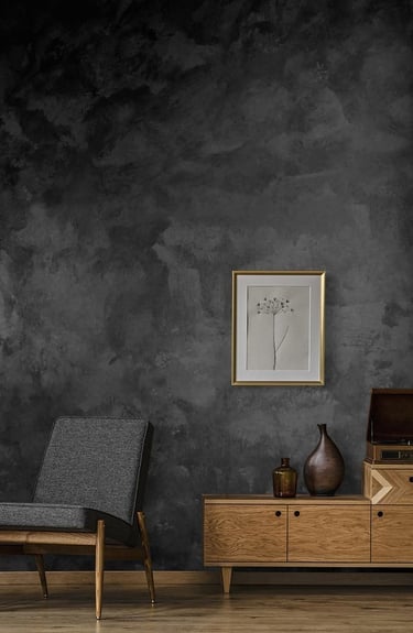 pürüzsüz alçı yüzey üzerine uygulanmış iç cephe boyası